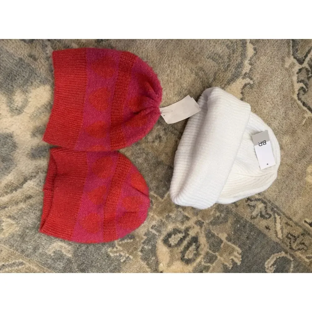 Nordstrom Girls Beanie Bundle Lot Of 6 NWT NEW